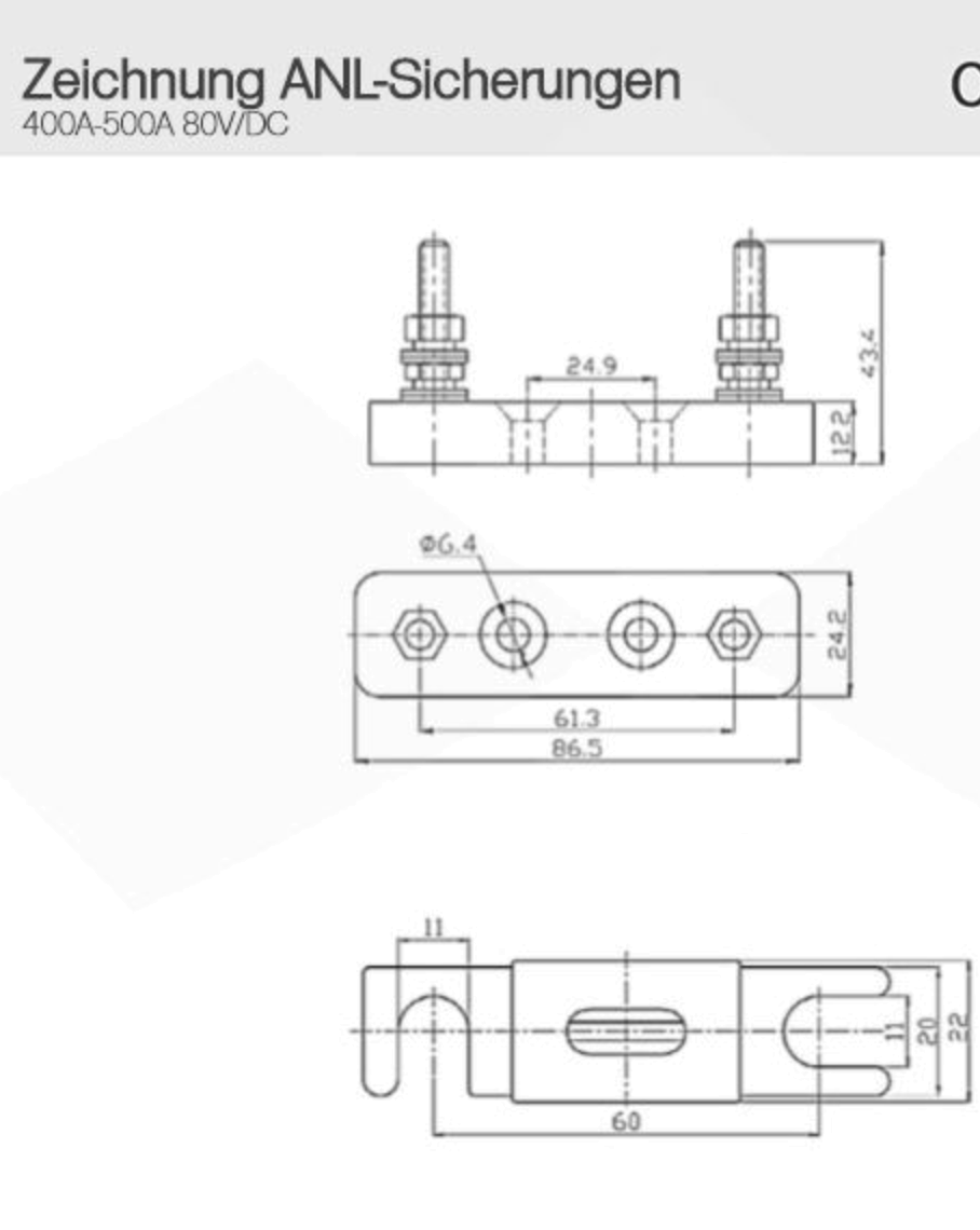 Victron ANL Sicherungshalter CIP106100000 Victron ANL Sicherungshalter CIP106100000