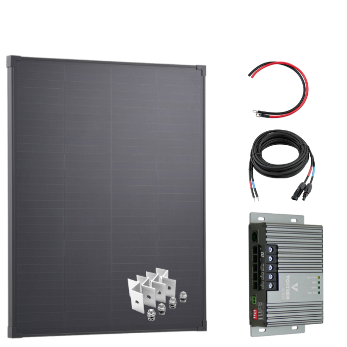 Solaranlage 200W Basic-Set - MEDIUM (Umsatzsteuerbefreit) Solaranlage 200W Basic-Set - MEDIUM (Umsatzsteuerbefreit)