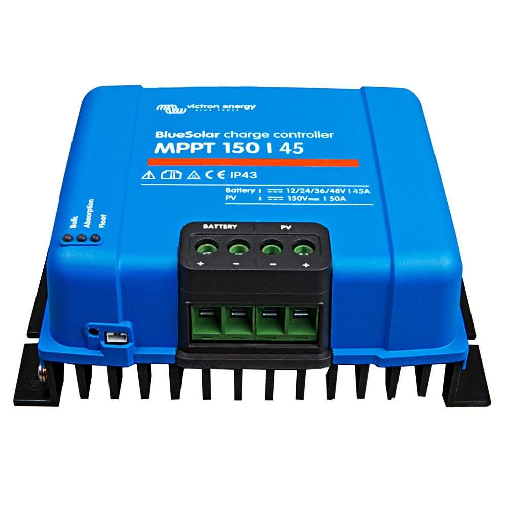 Victron BlueSolar 150/45 MPPT Solar-Laderegler 45A 12/24V/36V/48V (Umsatzsteuerbefreit) Victron BlueSolar 150/45 MPPT Solar-Laderegler 45A 12/24V/36V/48V (Umsatzsteuerbefreit)