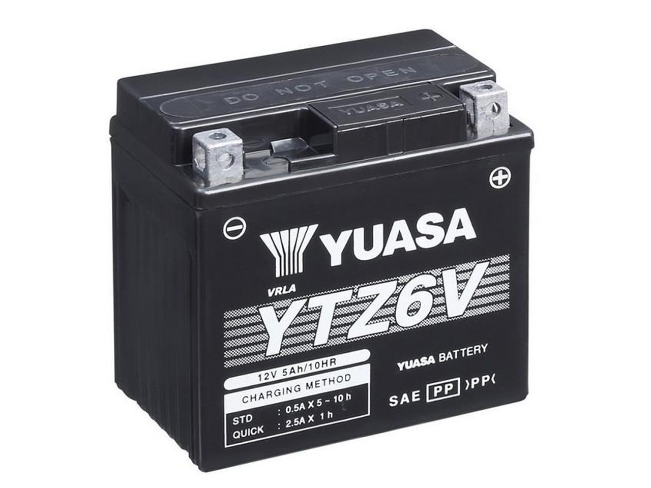 Yuasa YTZ6V AGM 5Ah Motorradbatterie 12V (DIN 50616) Yuasa YTZ6V AGM 5Ah Motorradbatterie 12V (DIN 50616)