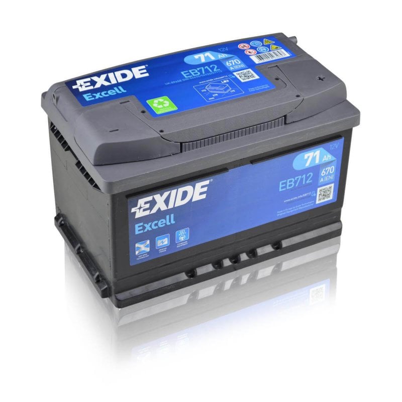 Exide EB712 Excell 71Ah Autobatterie 572 409 068