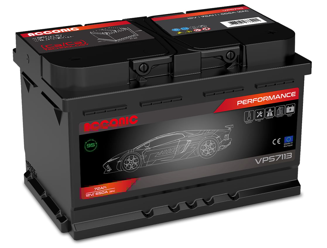 ACCONIC VP57113 Performance 72Ah Autobatterie 572 409 068