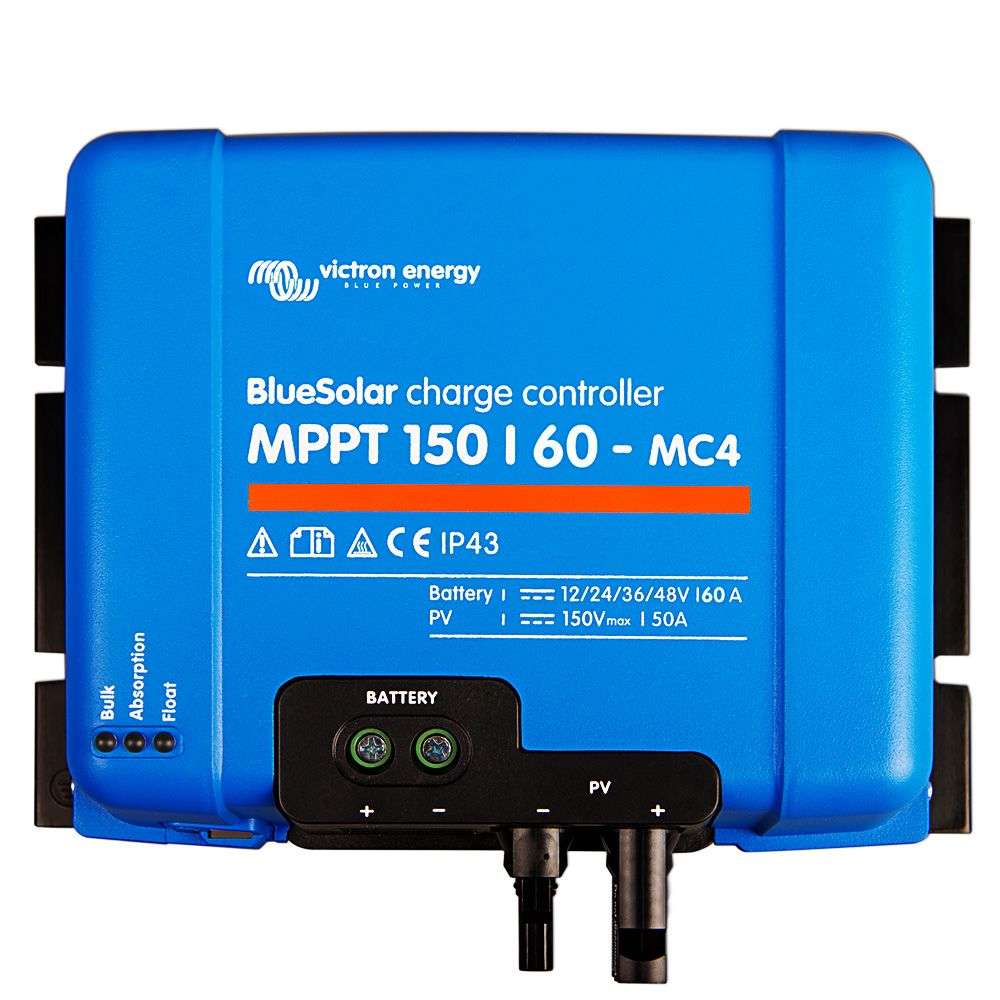Victron BlueSolar 150/60-MC4 MPPT solar charge controller 60A 12/24/36/48V (VAT-exempt) Victron BlueSolar 150/60-MC4 MPPT solar charge controller 60A 12/24/36/48V (VAT-exempt)