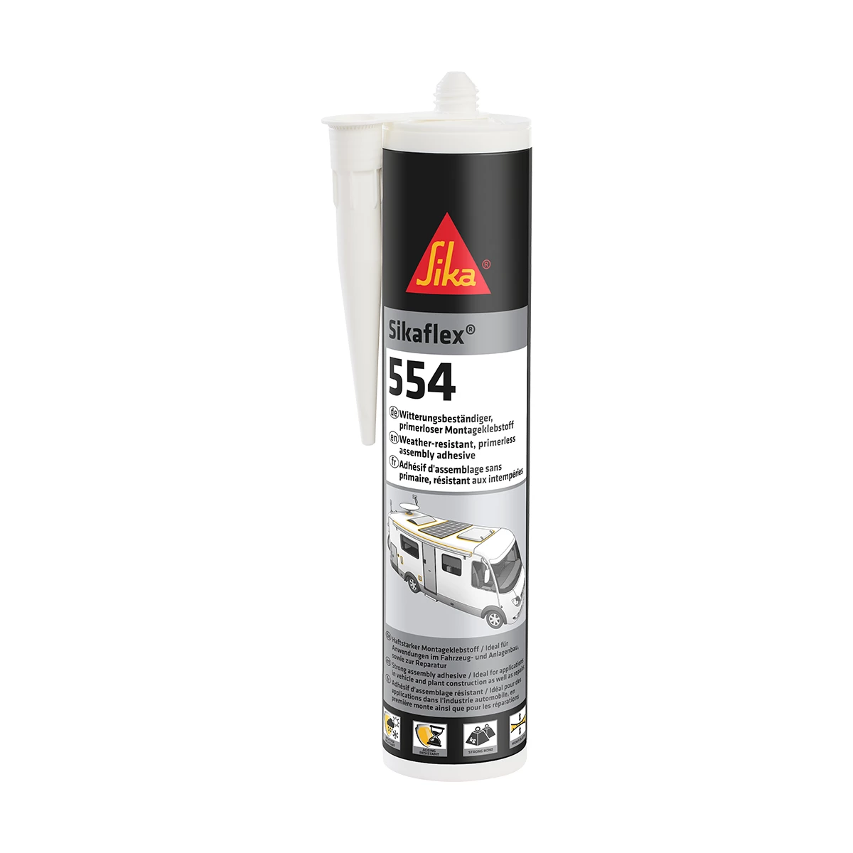 sikaflex-252i-konstruktionskleber-schwarz_1 Wohnmobil CHARGE Set mit AGM Batterie - MEDIUM