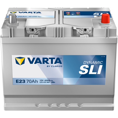 Varta E23 Dynamic SLI 570 412 063 Autobatterie 70Ah (Blue Dynamic)
