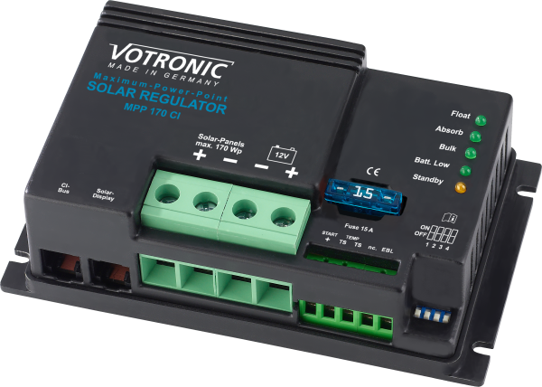 Votronic 17121 MPP 170 CI (Marine) 10A MPPT Solarladeregler 