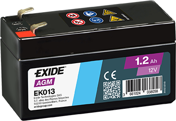 Exide Start-Stop Auxiliary EK013 1.2 Ah AGM Stützbatterie