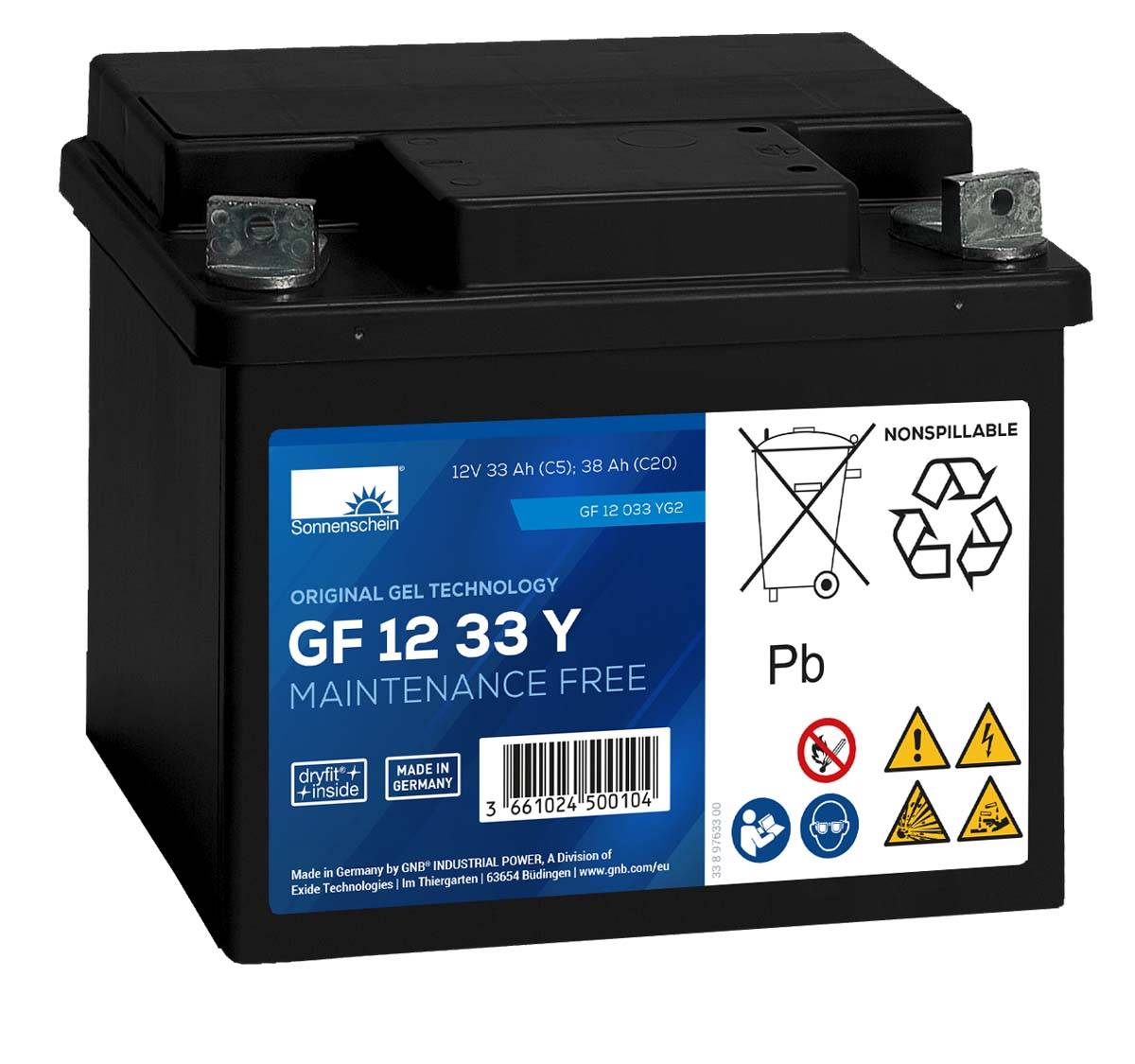 Sonnenschein GF 12 33 Y G2 GEL 38Ah Batterie