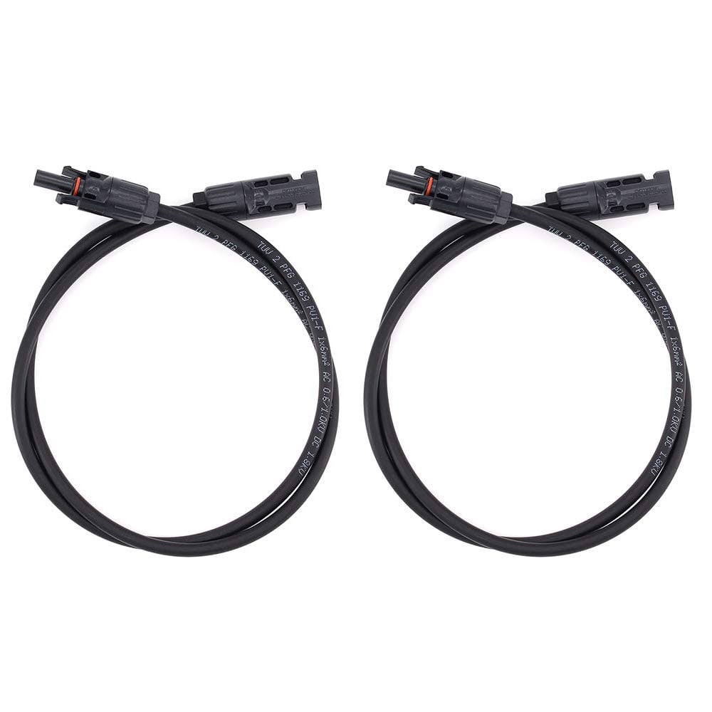 VOLTIMA Solarverlängerungskabel-Set 6mm2 (2x MC4 auf beiden Seiten) schwarz VOLTIMA Solarverlängerungskabel-Set 6mm2 (2x MC4 auf beiden Seiten) schwarz