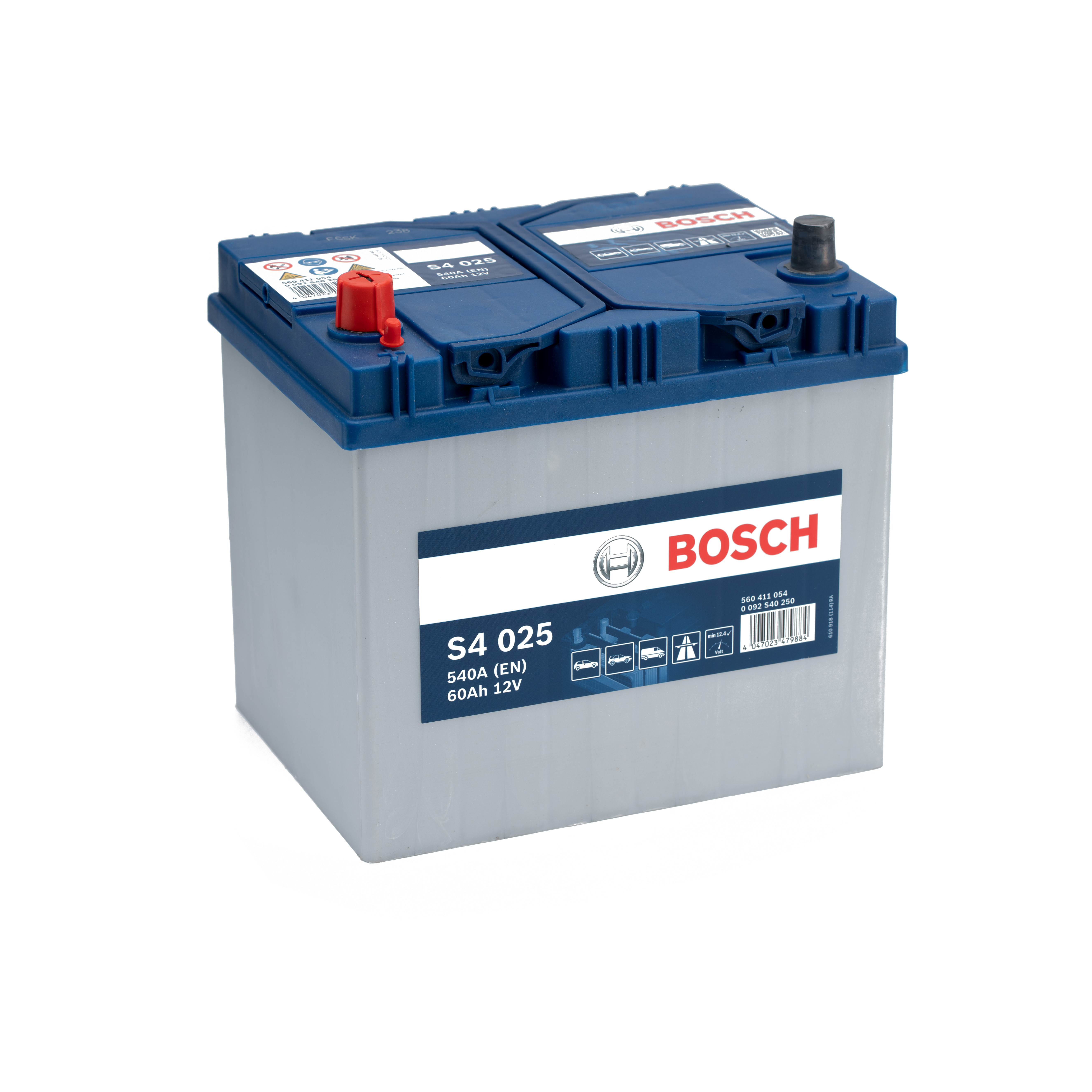 Bosch S4 025 60Ah car battery 560 411 054