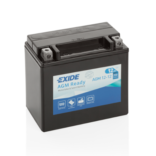 Exide AGM Ready AGM12-12 YTX14-BS Motorradbatterie 12Ah (DIN 51214) Exide AGM Ready AGM12-12 YTX14-BS Motorradbatterie 12Ah (DIN 51214)