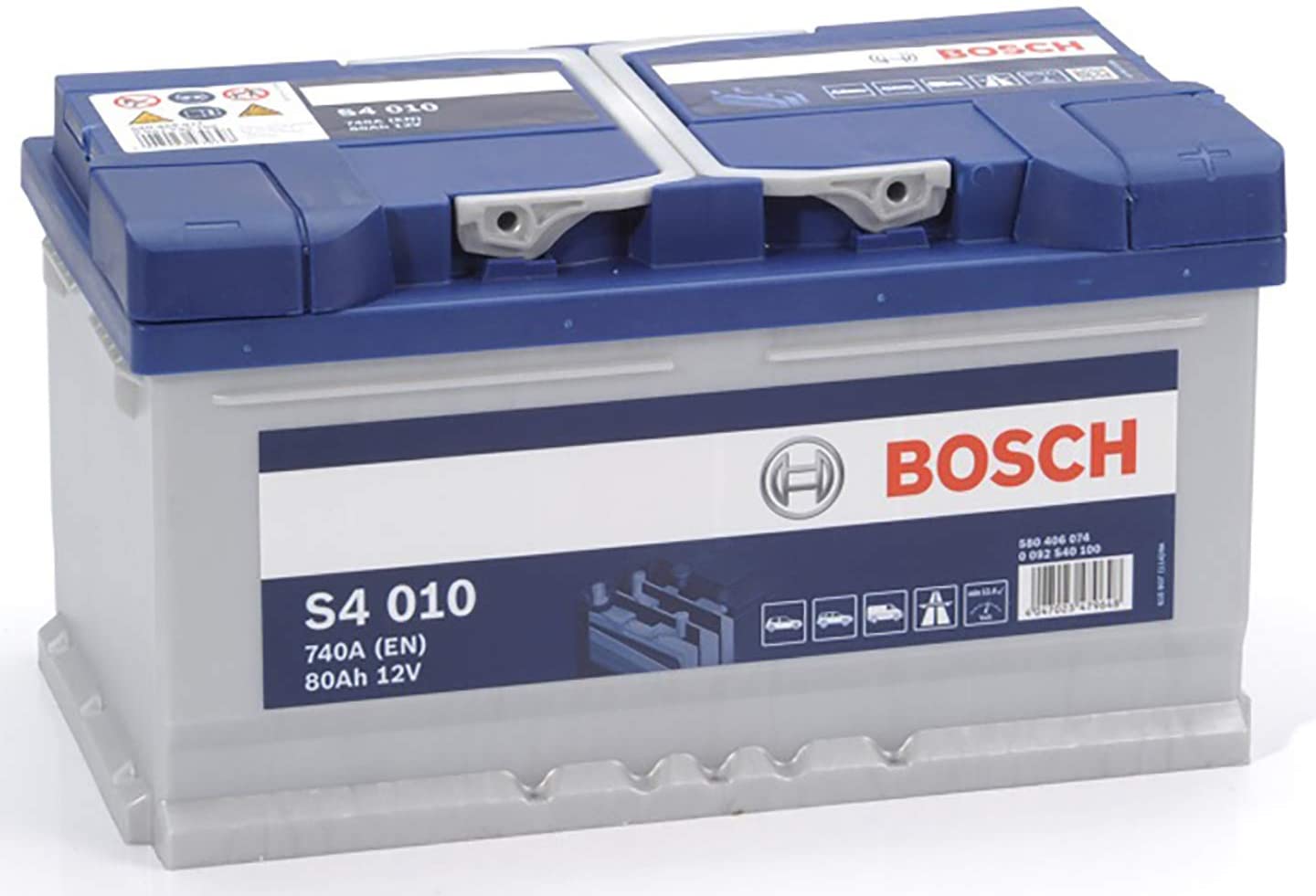 Bosch S4 010 80Ah Autobatterie 580 406 074