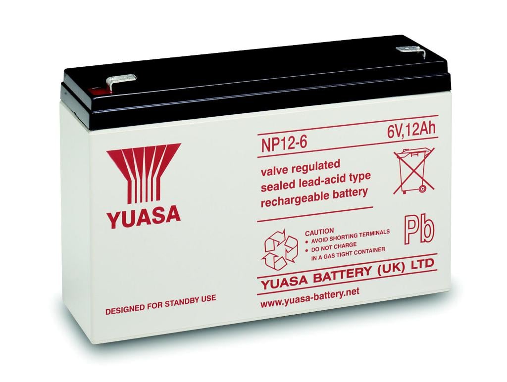 Yuasa NP12-6 6V 12Ah USV-Batterie Yuasa NP12-6 6V 12Ah USV-Batterie