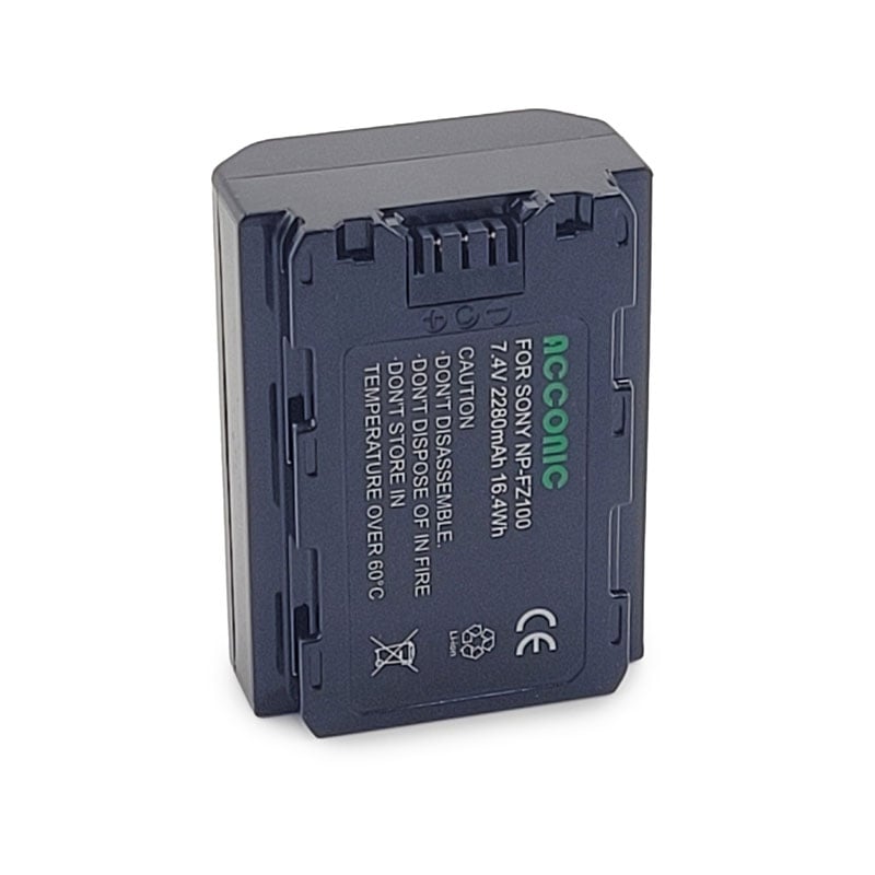 Acconic Photon Series NP-FZ100 Ersatz Akku für Sony NP-FZ100 A7 Alpha Acconic Photon Series NP-FZ100 Ersatz Akku für Sony NP-FZ100 A7 Alpha