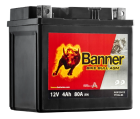 Banner BTX5L-BS Bike Bull AGM 50412 4Ah Motorradbatterie YTX5L-BS (DIN 50412)