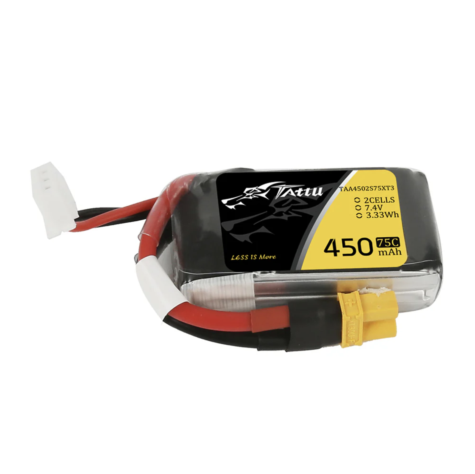 Tattu 450mAh 2S 75C 7.4V Lipo Batterie mit XT30 Stecker Tattu 450mAh 2S 75C 7.4V Lipo Batterie mit XT30 Stecker