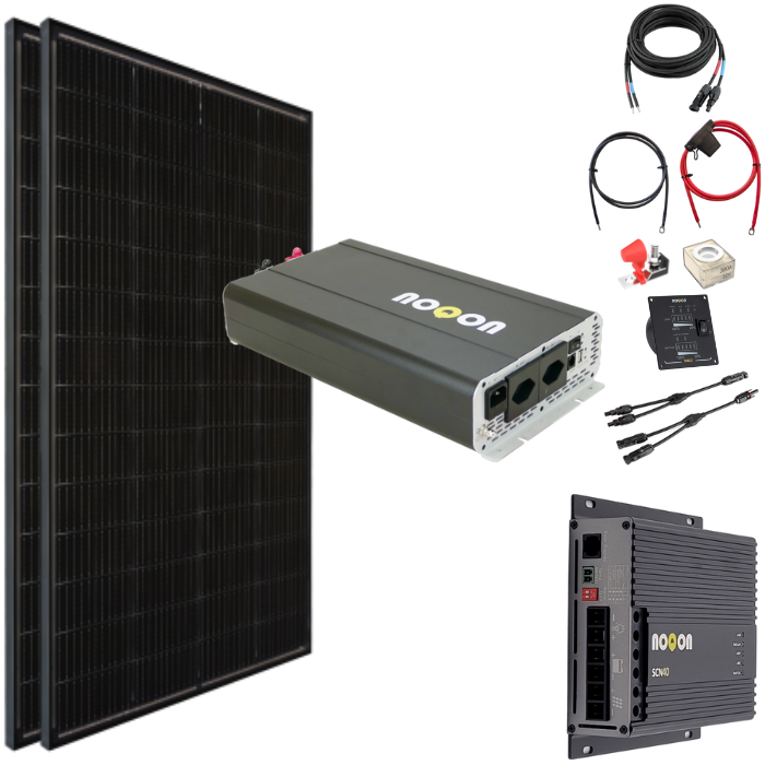Solaranlage 400W Komplett-Set LARGE - ohne Batterie Solaranlage 400W Komplett-Set LARGE - ohne Batterie