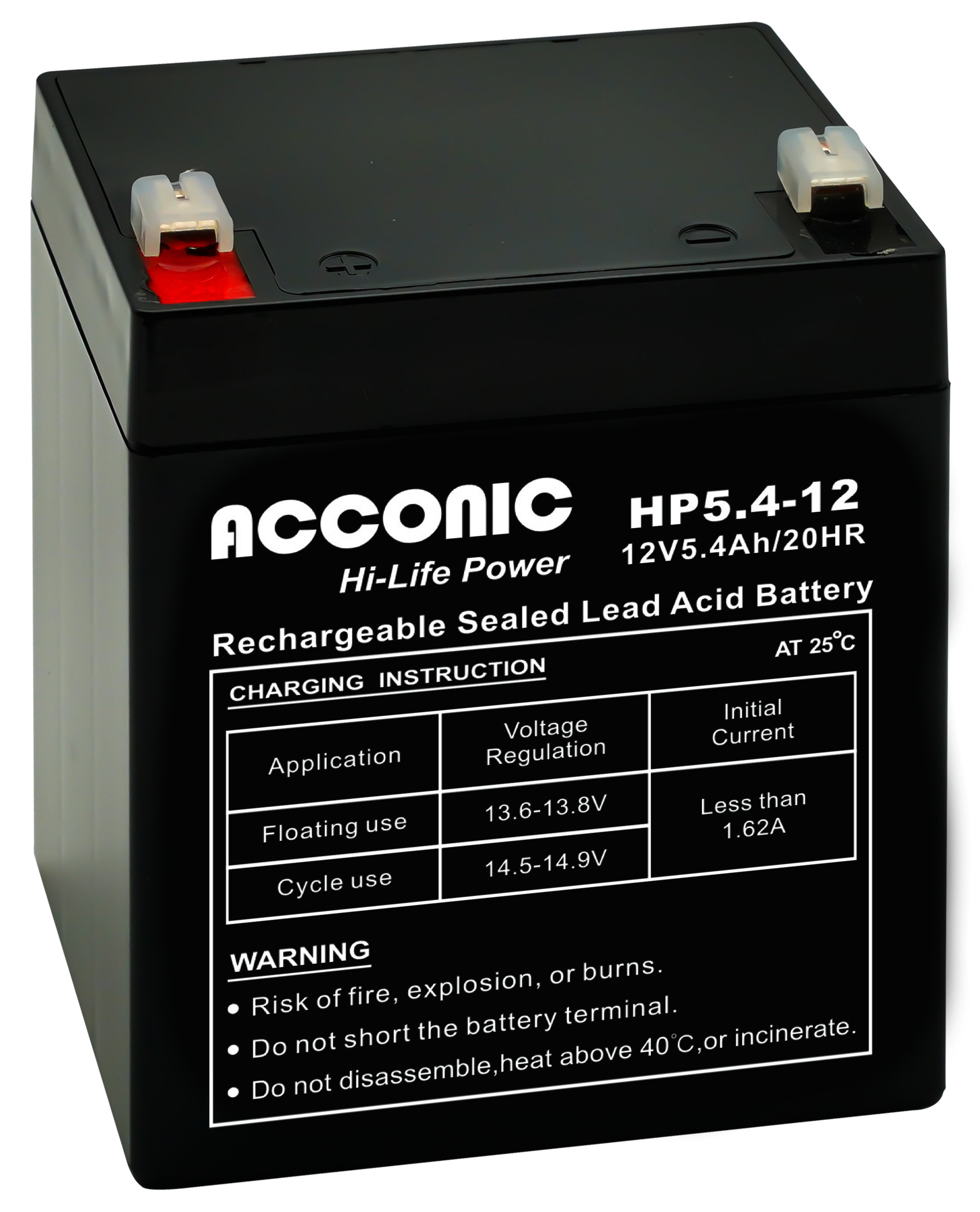 Acconic HP5.4-12 Hi-Life Power AGM 12V 5.4Ah Bleiakku