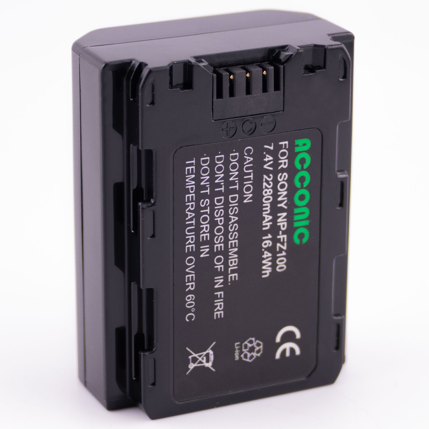 Acconic Photon Series NP-FZ100 Ersatz Akku für Sony NP-FZ100 A7 Alpha Acconic Photon Series NP-FZ100 Ersatz Akku für Sony NP-FZ100 A7 Alpha