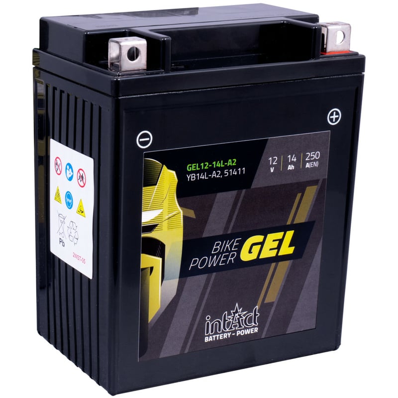 intact-bike-power-gel-motorradbatterie-gel12-14l-a2-14ah-12v-din-51411-yb14l-a2 Intact GEL12-14L-A2 Bike-Power GEL 14Ah Motorradbatterie (DIN 51411) YB14L-A2