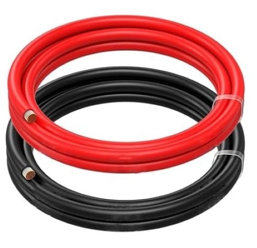 VOLTIMA Kabelsatz H07V-K feindrähtig (Rot & Schwarz)