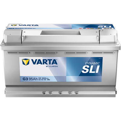 Varta G3 Dynamic SLI 595 402 080 Car Battery 95Ah (Blue Dynamic) Varta G3 Dynamic SLI 595 402 080 Car Battery 95Ah (Blue Dynamic)