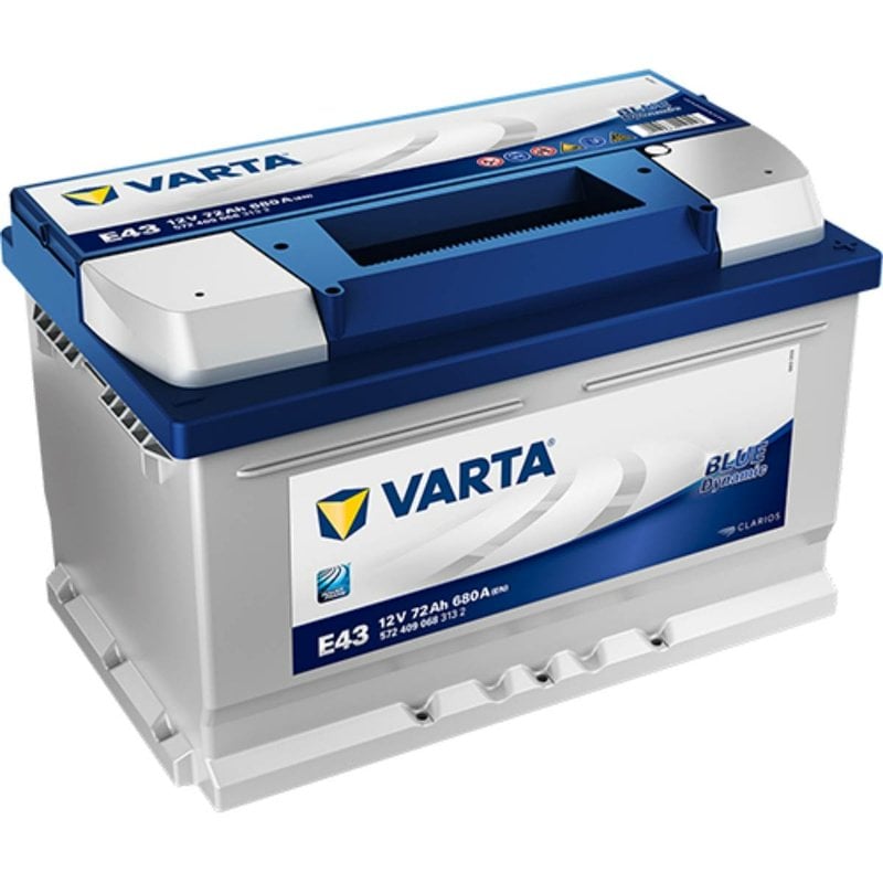 Varta-E43-Blue-Dynamic-572-409-068-Autobatterie-72Ah  Varta E43 Blue Dynamic 572 409 068 Autobatterie 72Ah