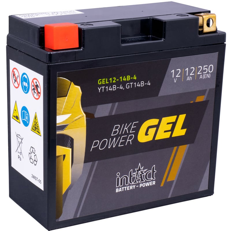 intact-bike-power-gel-motorradbatterie-gel12-14b-4-12ah-12v-din-51201-yt14b-bs-yt14b-4 Intact GEL12-14B-4 Bike-Power GEL 12Ah Motorradbatterie (DIN 51201) YT14B-BS, YT14B-4