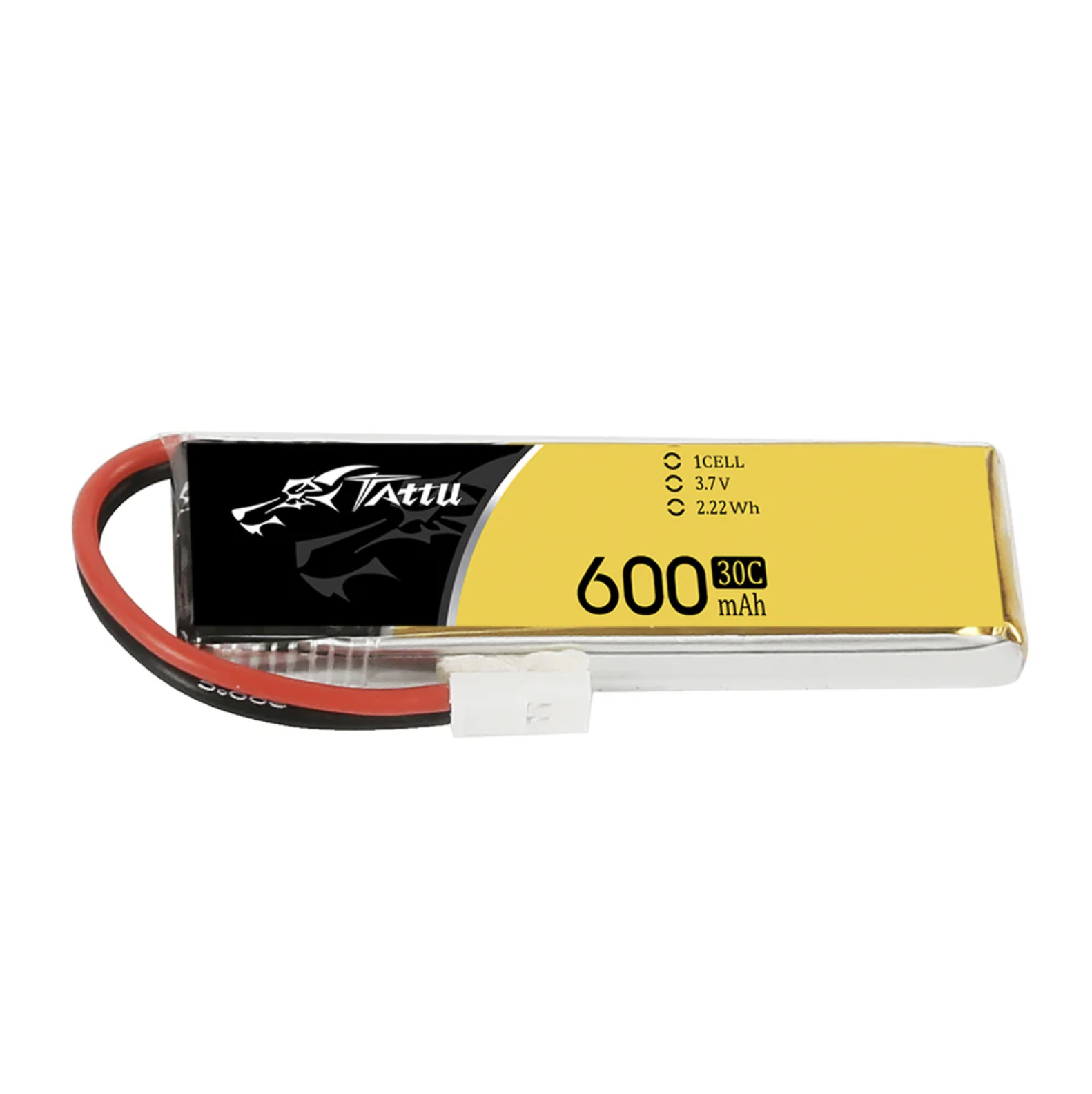 Tattu 600mAh 3.7V 30C 1S1P Lipo Battery Pack with Molex Plug Tattu 600mAh 3.7V 30C 1S1P Lipo Battery Pack with Molex Plug