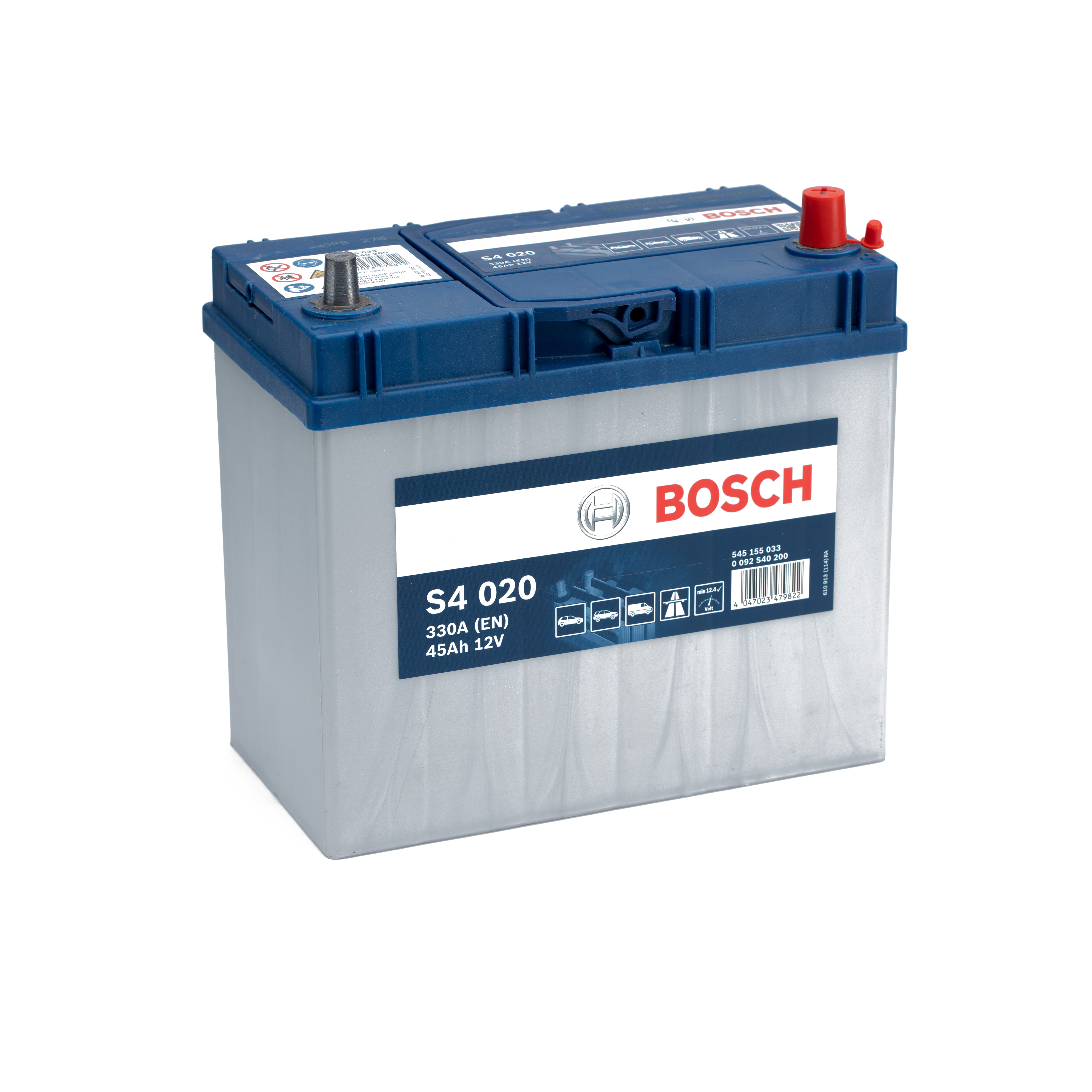 Bosch S4 020 45Ah car battery 545 155 033