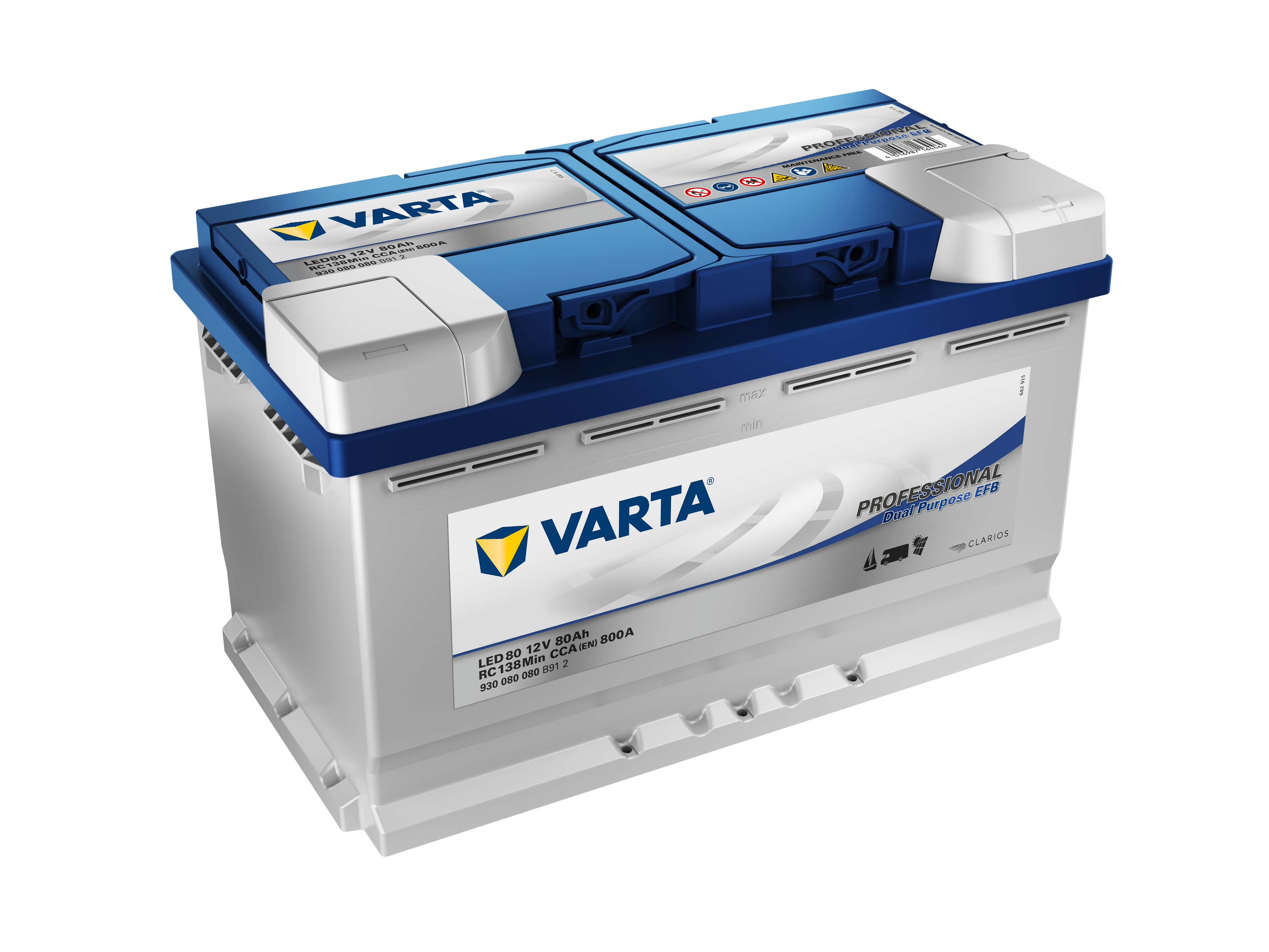 Varta LED80 Professional DP 80AH Batterie