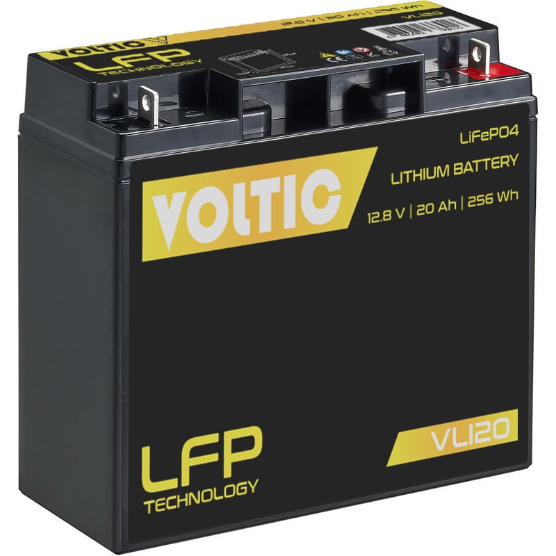 Voltima VLI20 12V LiFePO4 Lithium Versorgungsbatterie 20Ah mit App Voltima VLI20 12V LiFePO4 Lithium Versorgungsbatterie 20Ah mit App