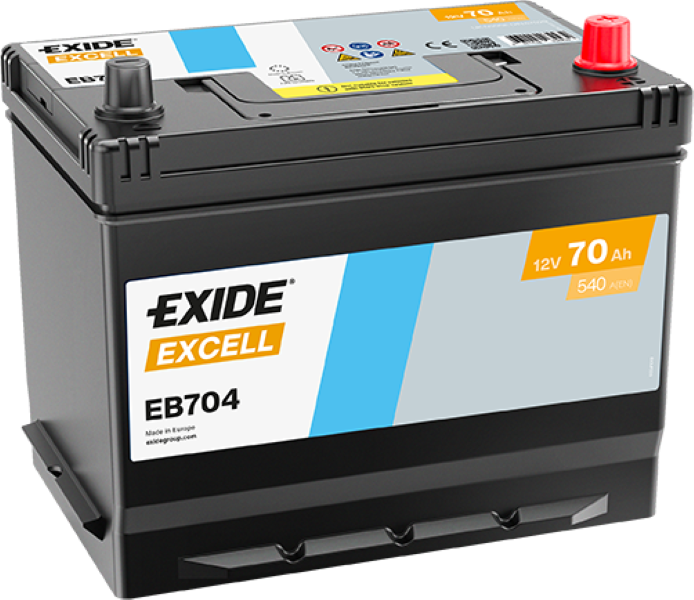 Exide EB705 Excell 70Ah car battery Exide EB705 Excell 70Ah car battery