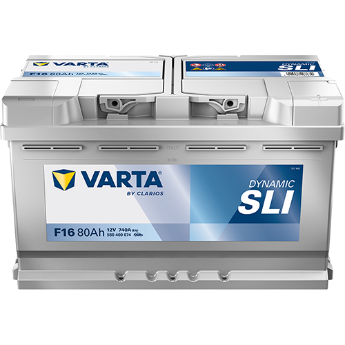Varta F16 Dynamic SLI 580 400 074 Autobatterie 80Ah (Blue Dynamic) Varta F16 Dynamic SLI 580 400 074 Autobatterie 80Ah (Blue Dynamic)