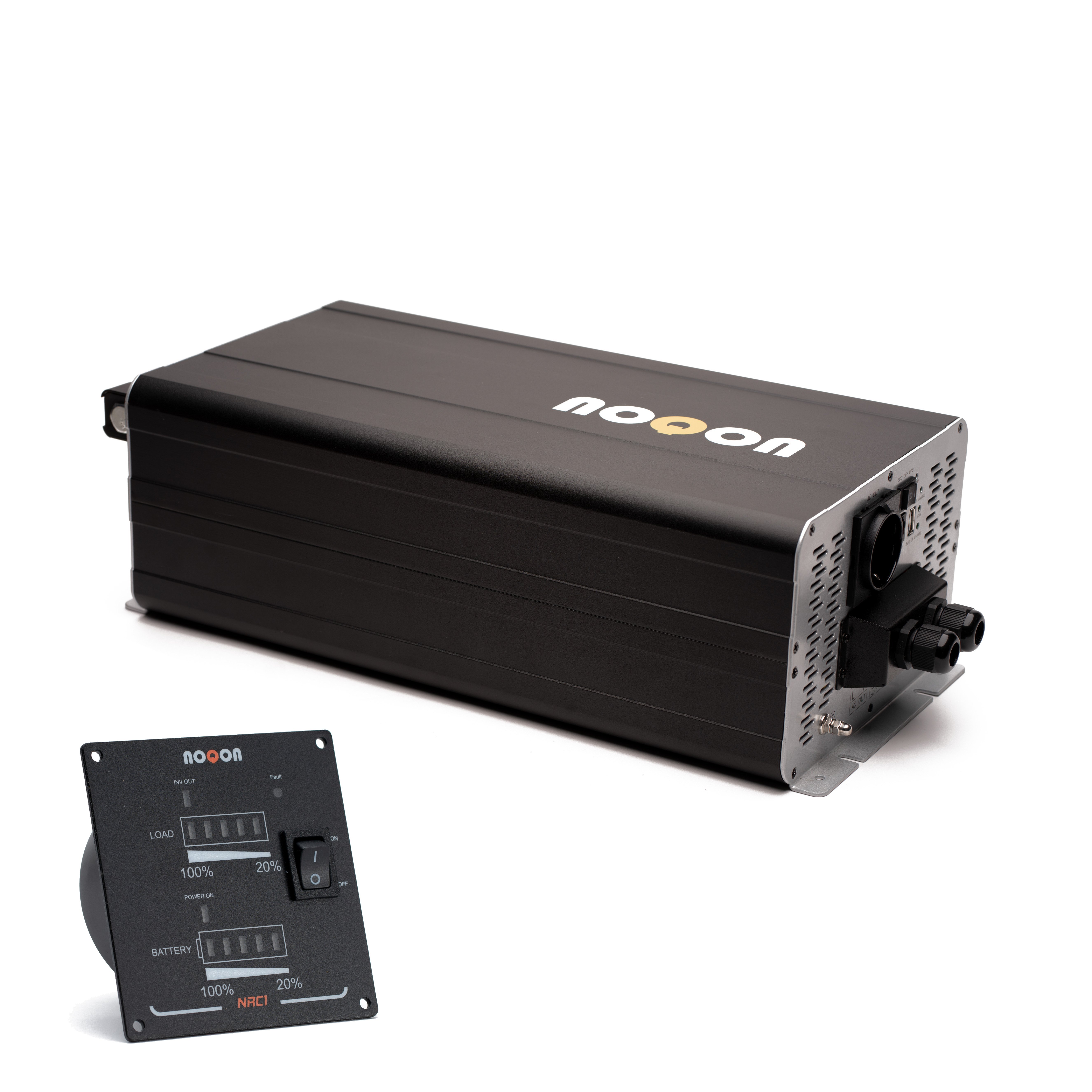 NOQON NSP3012 3000W/12V Sinus-Wechselrichter mit reiner Sinuswelle Inkl. NRC1 Fernbedienung (Umsatzsteuerbefreit) NOQON NSP3012 3000W/12V Sinus-Wechselrichter mit reiner Sinuswelle Inkl. NRC1 Fernbedienung (Umsatzsteuerbefreit)