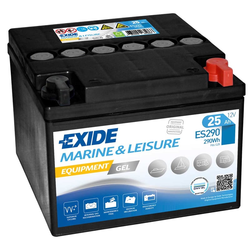 exide-equipment-gel-es290-gel-g25-25ah Exide-ES290-Equipment-Gel-25Ah-Batterie-Gel-G25