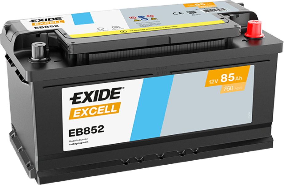 Exide EB852 Excell 85Ah Autobatterie 580 406 074 Exide EB852 Excell 85Ah Autobatterie 580 406 074