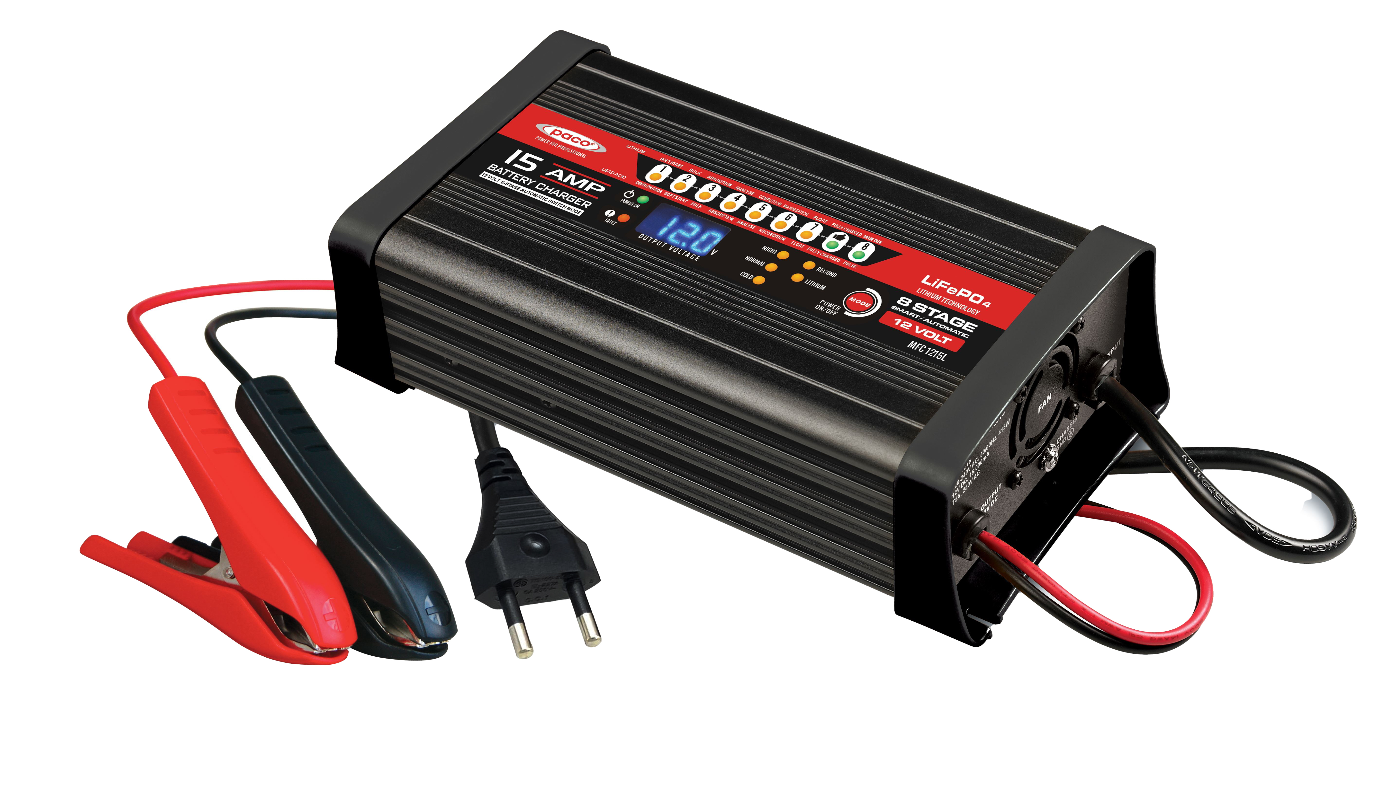 PACO MFC1215L 15A/12V Batterieladegerät - universal