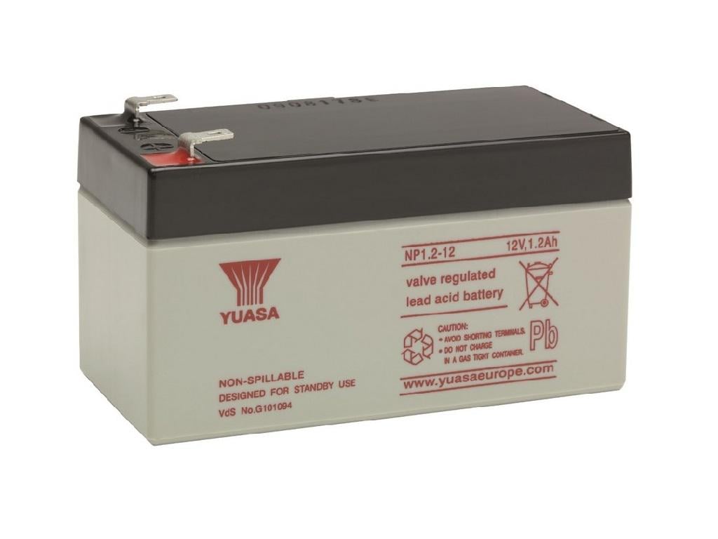 Yuasa NP1.2-12 12V 1.2Ah USV-Batterie Yuasa NP1.2-12 12V 1.2Ah USV-Batterie