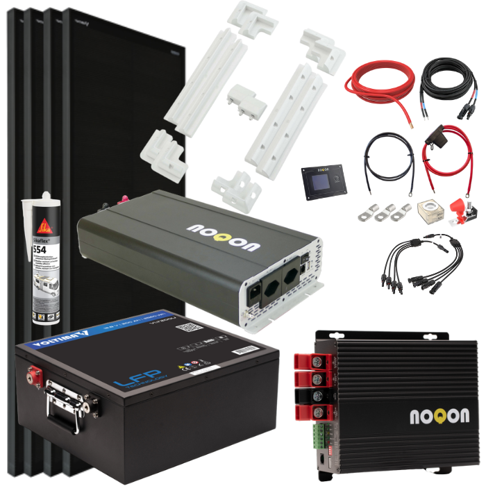 Wohnmobil Komplett-Set LARGE - mit Lithium Batterie