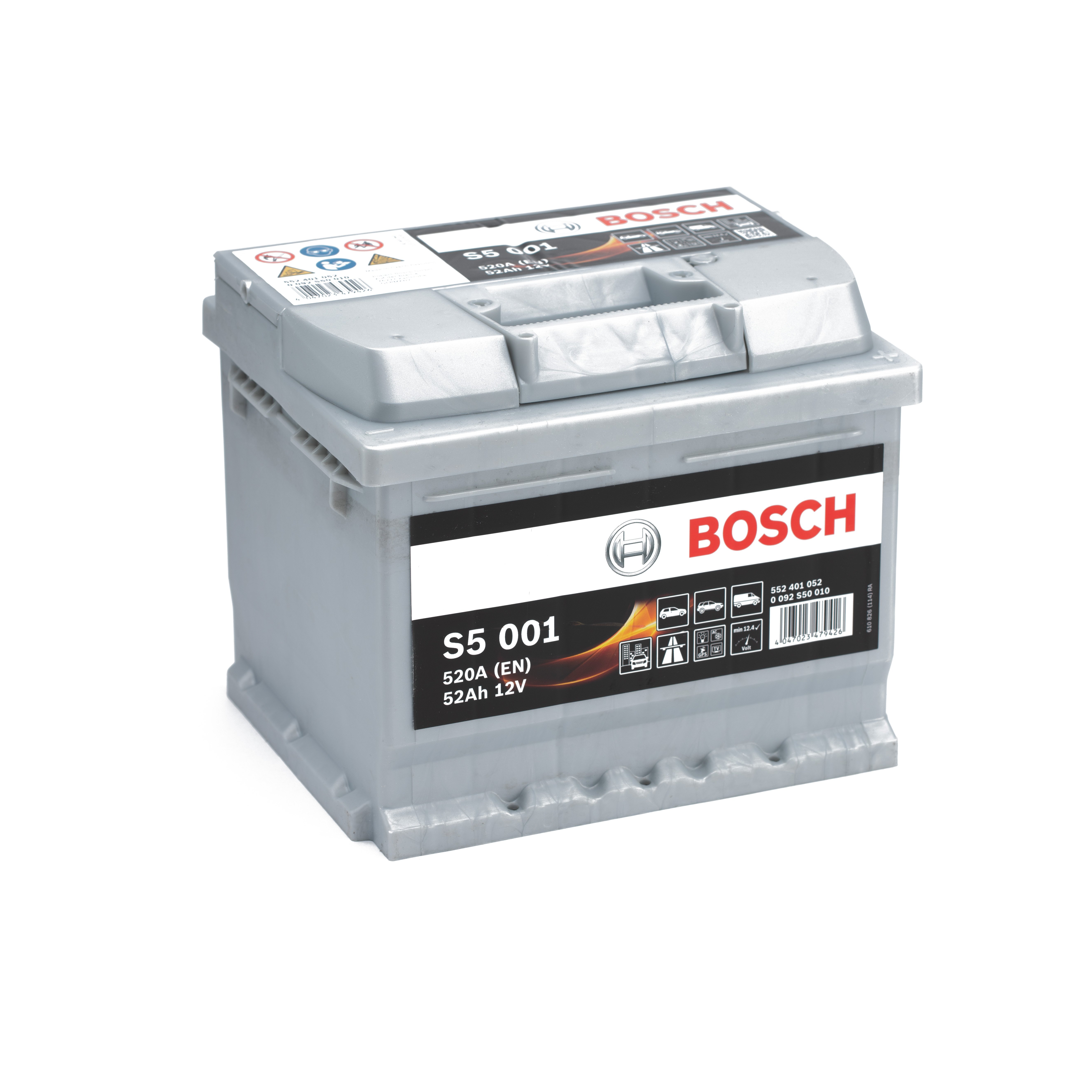 Bosch-S5-001-52Ah-Autobatterie-552401052 Bosch S5 001 52Ah Autobatterie 552 401 052