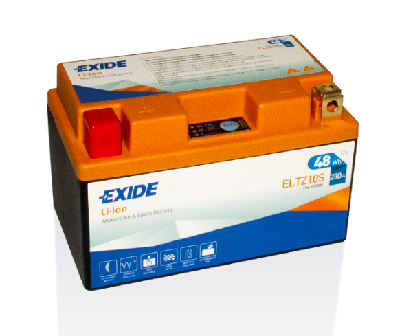 Exide Li-Ion ELTZ10S YTZ10S motorcycle battery 4Ah (DIN 50922)