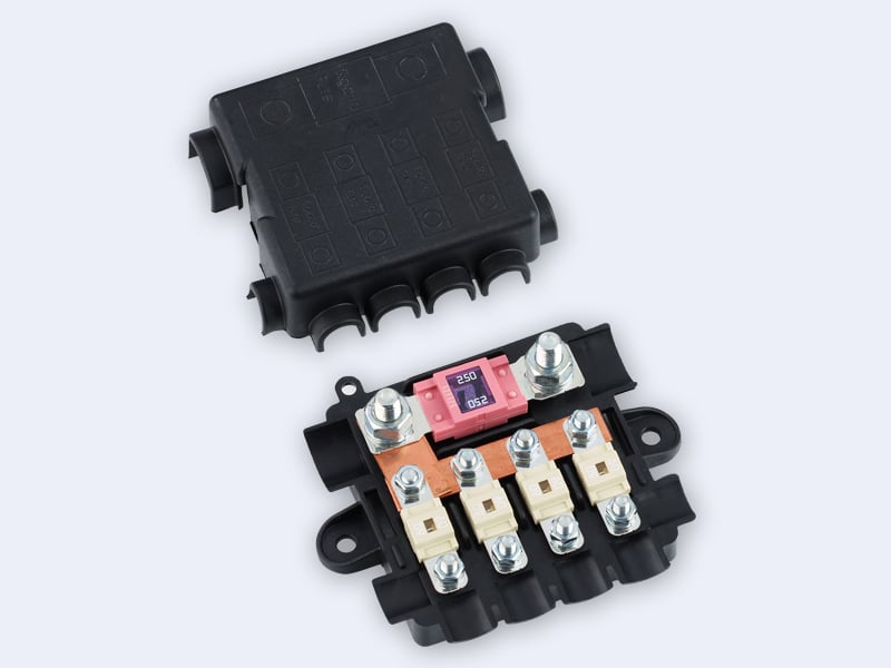 Votronic 2216 Hochlast-Sicherungshalter 5-fach mit Deckel