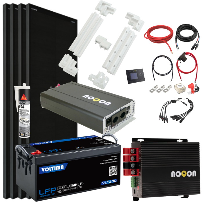 Wohnmobil Komplett-Set LARGE - mit Lithium Batterie Wohnmobil Komplett-Set LARGE - mit Lithium Batterie