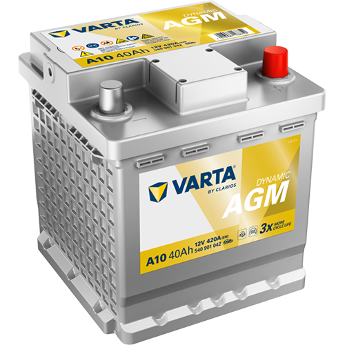 Varta A10 Silver Dynamic AGM 540901042 Autobatterie 40Ah