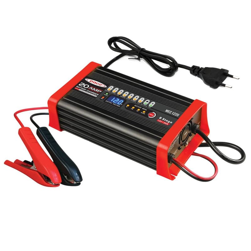 PACO PFC MEC1225L 25A/12V Nass, AGM, Gel & LiFePO4 Batterieladegerät PACO PFC MEC1225L 25A/12V Nass, AGM, Gel & LiFePO4 Batterieladegerät