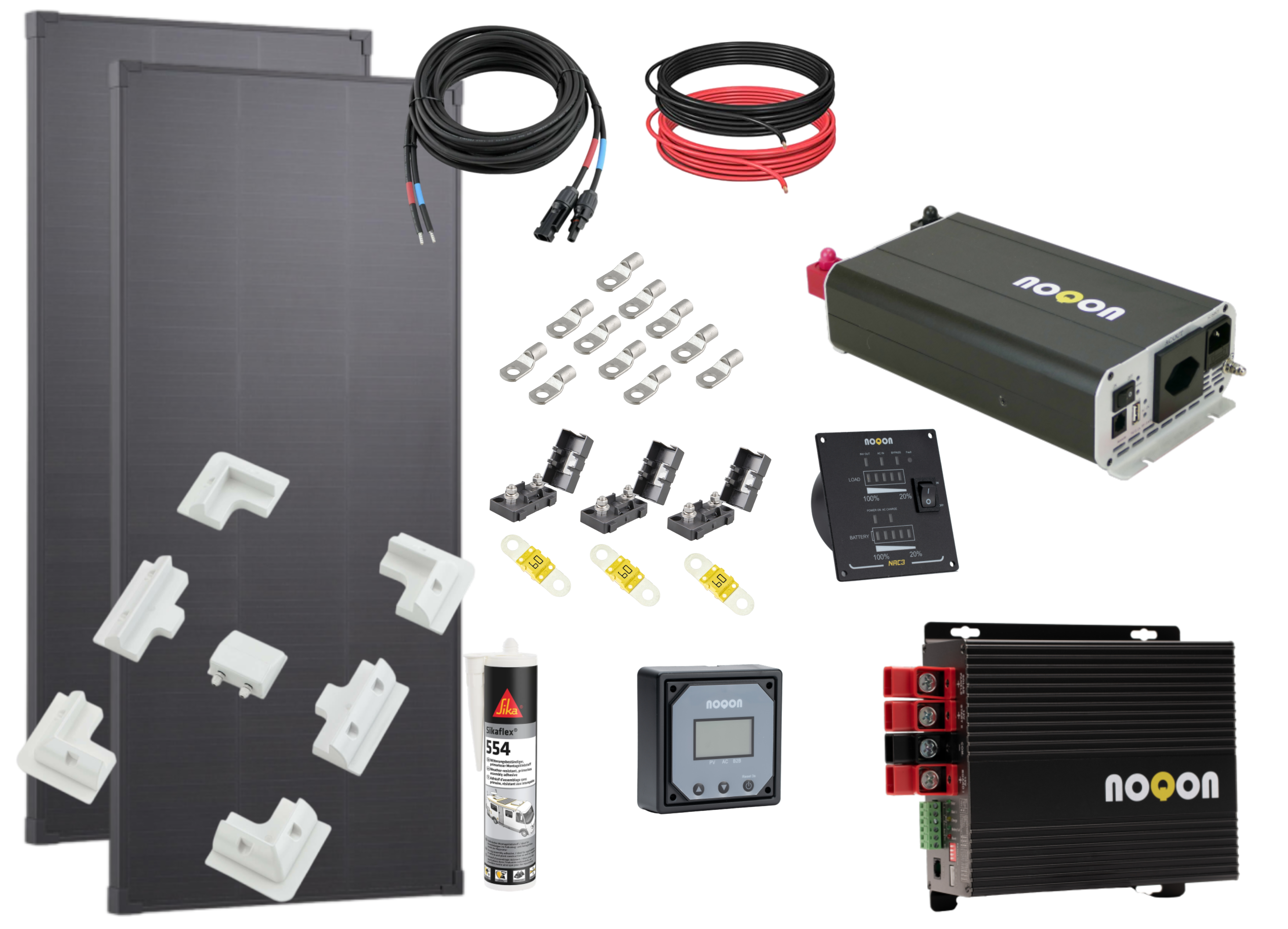 Wohnmobil KOMPLETT Set ohne Batterie - MEDIUM