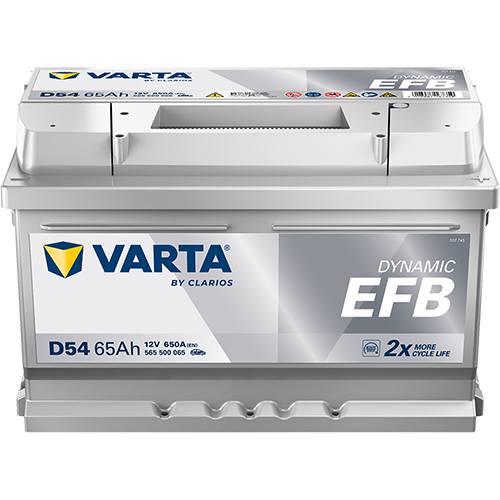 Varta D54 Dynamic EFB 565 500 065 Autobatterie 65Ah (Blue Dynamic) Varta D54 Dynamic EFB 565 500 065 Autobatterie 65Ah (Blue Dynamic)