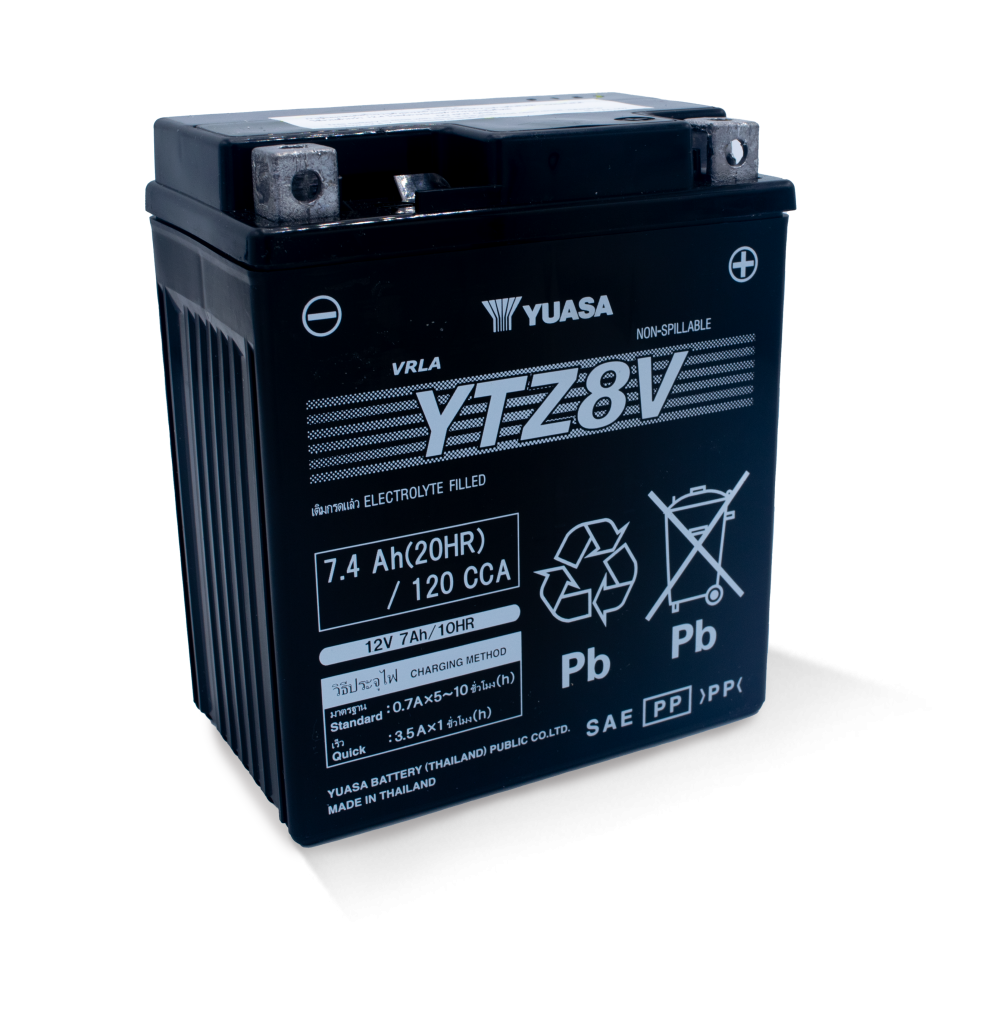 Yuasa YTZ8V AGM 7Ah Motorradbatterie 12V (DIN 50614) Yuasa YTZ8V AGM 7Ah Motorradbatterie 12V (DIN 50614)