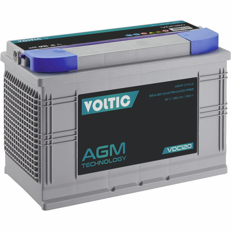 VOLTIC VDC120 Deep Cycle AGM 120Ah Batterie